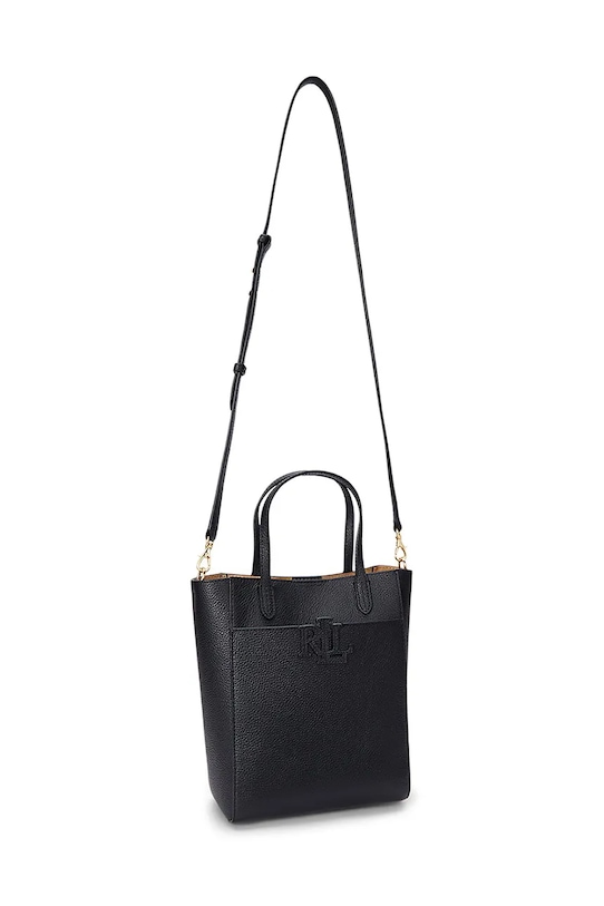 Accesorii Lauren Ralph Lauren geantă de piele 431966760 negru
