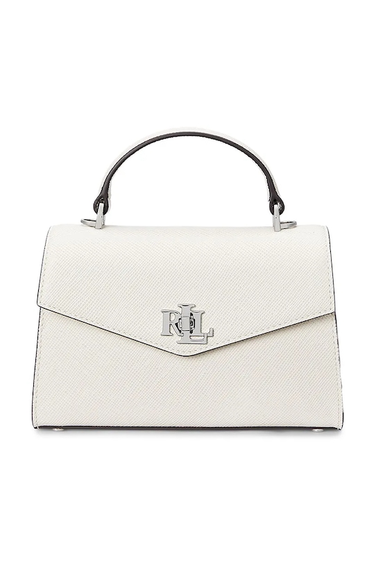 Lauren Ralph Lauren torebka skórzana skóra licowa biały 431966765