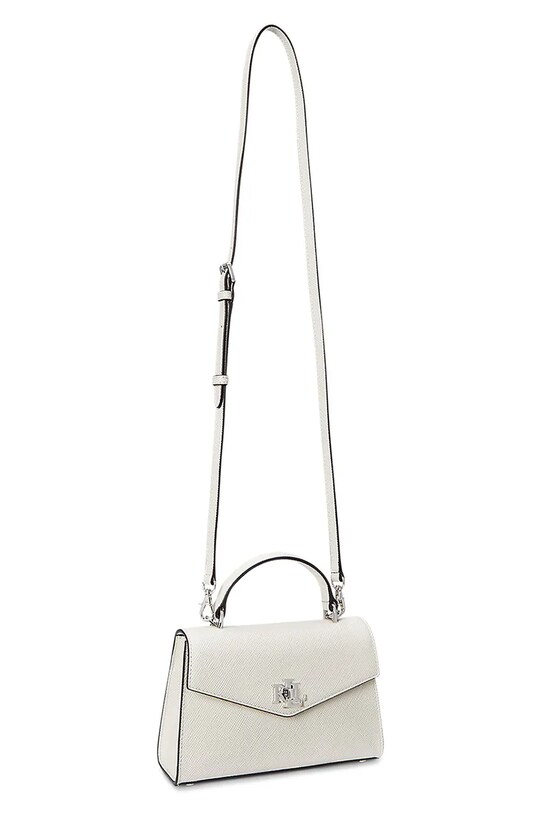 Кожена чанта Lauren Ralph Lauren 431966765 бял SS25