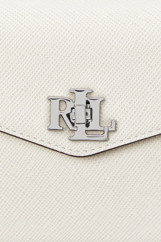 Lauren Ralph Lauren torebka skórzana 431966765 biały