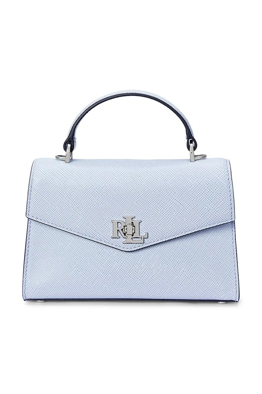 Kožená kabelka Lauren Ralph Lauren přírodní kůže modrá 431966765