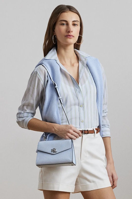 Kožená kabelka Lauren Ralph Lauren 431966765