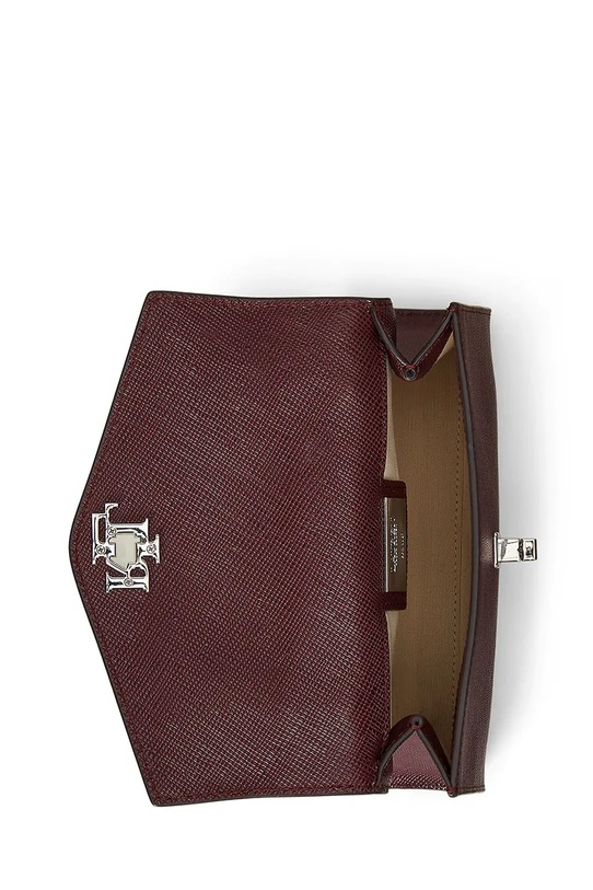 Kožená kabelka Lauren Ralph Lauren burgundské 431966765