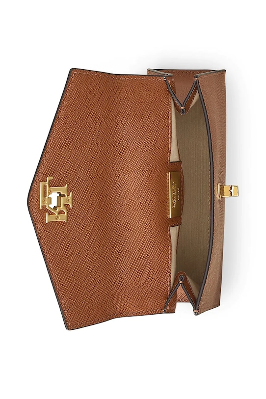 Кожена чанта Lauren Ralph Lauren 431966765 кафяв