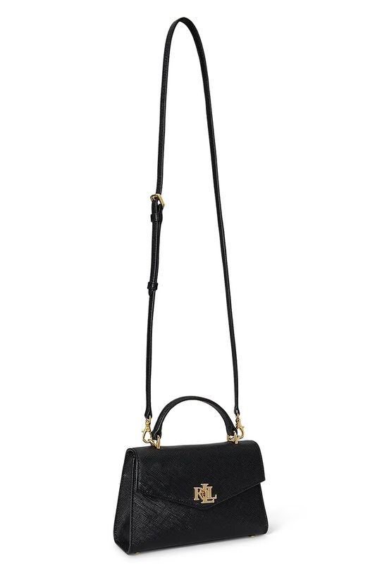 Lauren Ralph Lauren geantă de piele 431966765 negru SS25