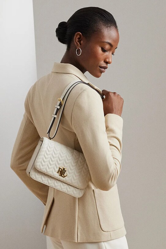 Δερμάτινη τσάντα Lauren Ralph Lauren 431966768