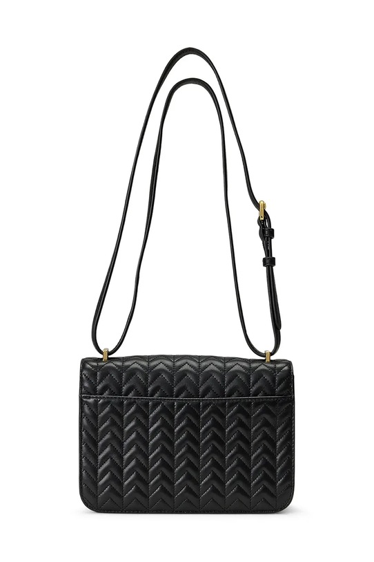 Usnjena torbica Lauren Ralph Lauren 431966768 črna SS25