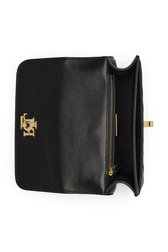 Usnjena torbica Lauren Ralph Lauren črna 431966768