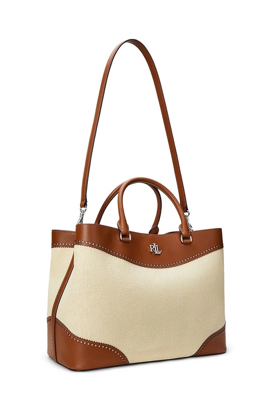 Lauren Ralph Lauren shopper torba za žene kožna 431966776 bež SS26