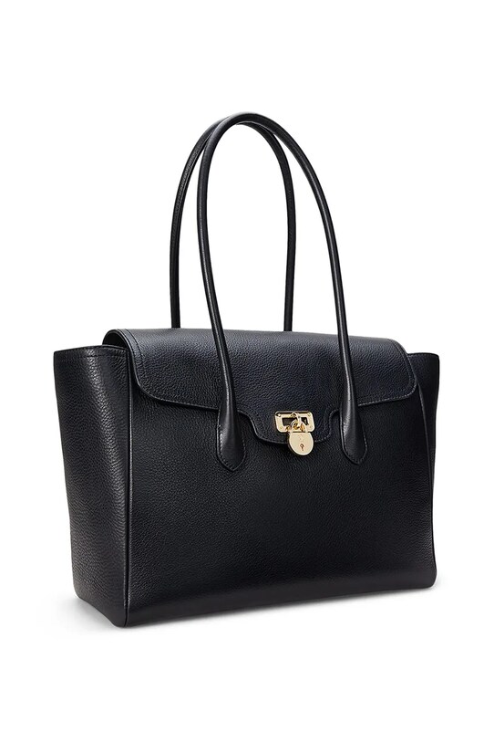Accessori Lauren Ralph Lauren borsa a mano in pelle 431966862 nero