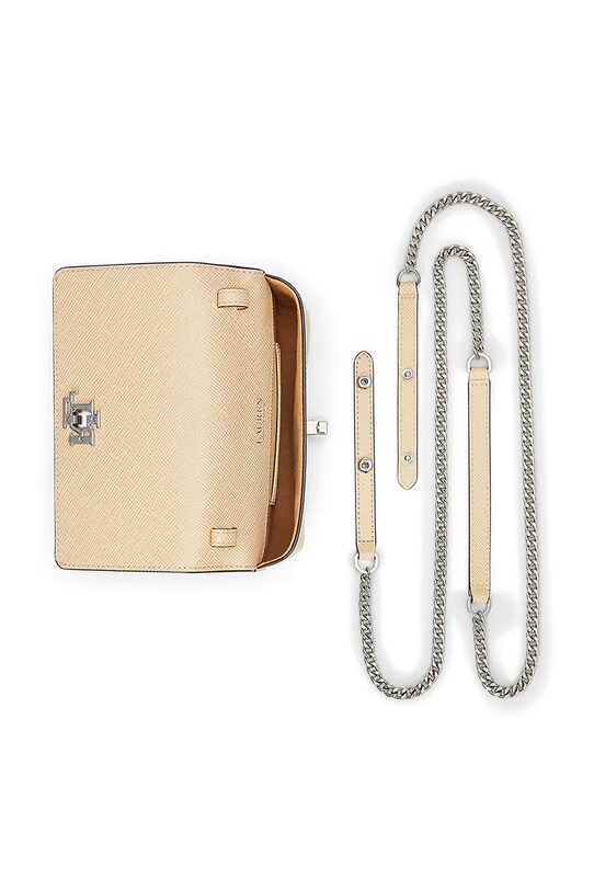 Lauren Ralph Lauren geantă de piele bej 432966784
