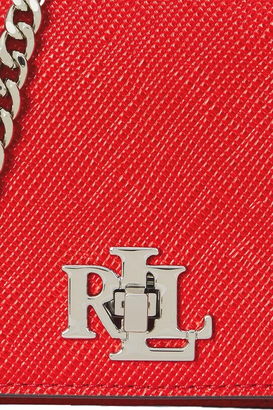 Kožená kabelka Lauren Ralph Lauren 432966784 oranžová