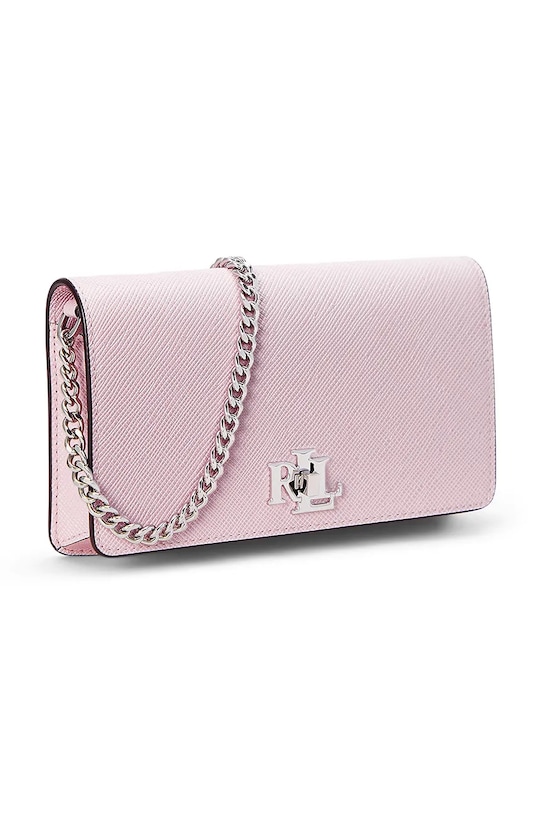 Кожена чанта Lauren Ralph Lauren 432966784 розов SS25