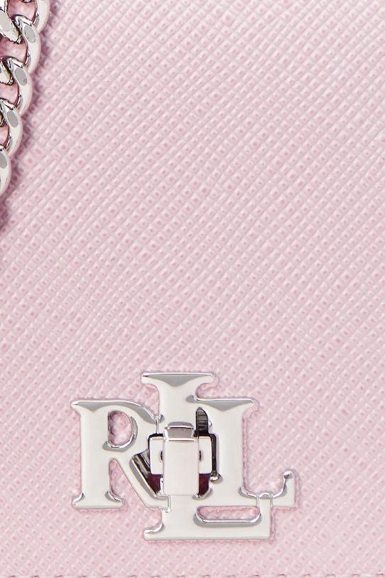 Кожена чанта Lauren Ralph Lauren 432966784 розов