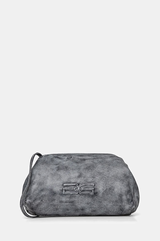 Gestuz kopertówka skórzana skóra licowa szary 10909828