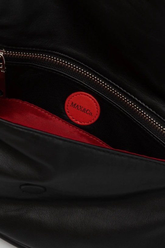 MAX&Co. poseta de piele 2516511066200 negru