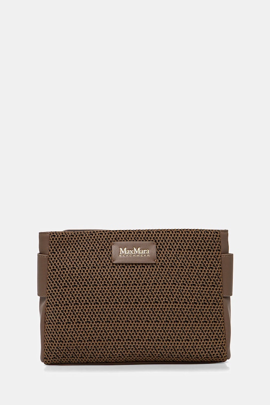 Max Mara Beachwear geantă de plajă nu incape in A4 verde 2516511049600