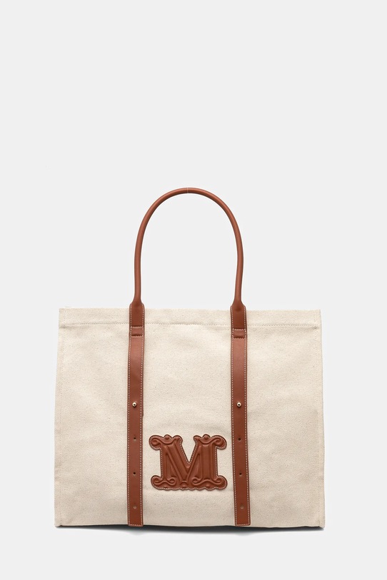 Max Mara Beachwear geantă de plaja uni bej 2516511059600