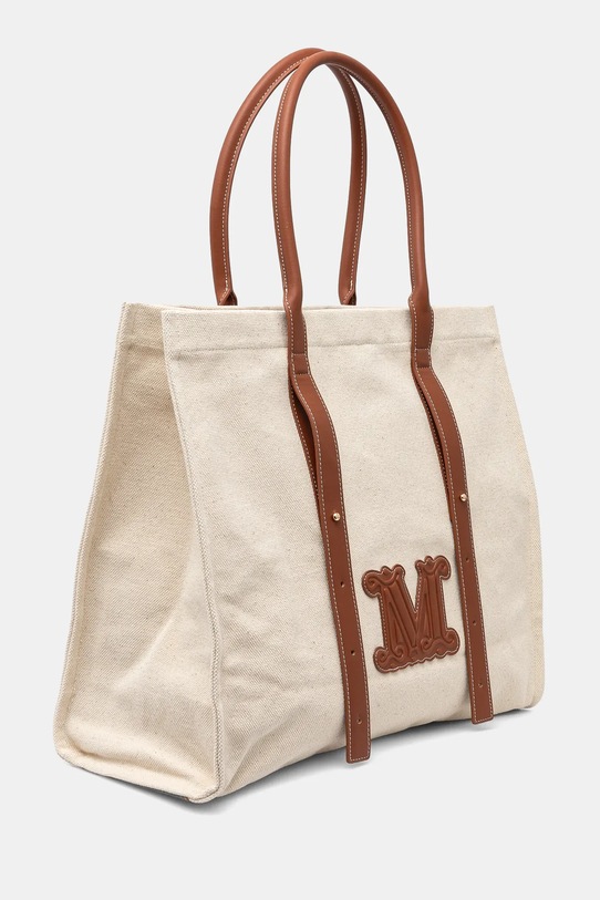 Max Mara Beachwear geantă de plaja 2516511059600 bej SS25