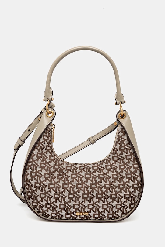 Dkny torebka skóra licowa brązowy R44EFI49