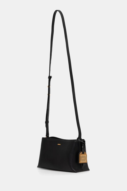 Kožená kabelka Dkny R44E1I54 černá SS25