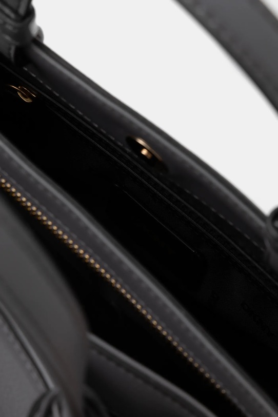 Dkny torebka skórzana R44D1I53 szary