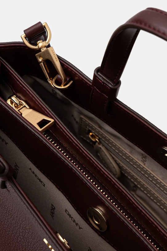 Dkny torebka skórzana czerwony R44D1I53