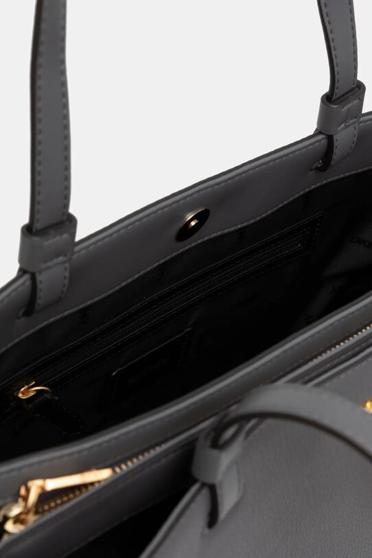 Кожаная сумочка Dkny R44A1I52 серый