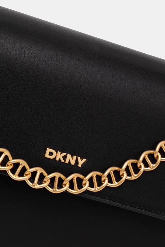Kožená kabelka Dkny čierna R44EKI55