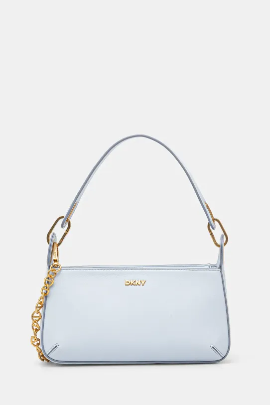 Dkny borsa a mano in pelle pelle fiore blu R44EKI56