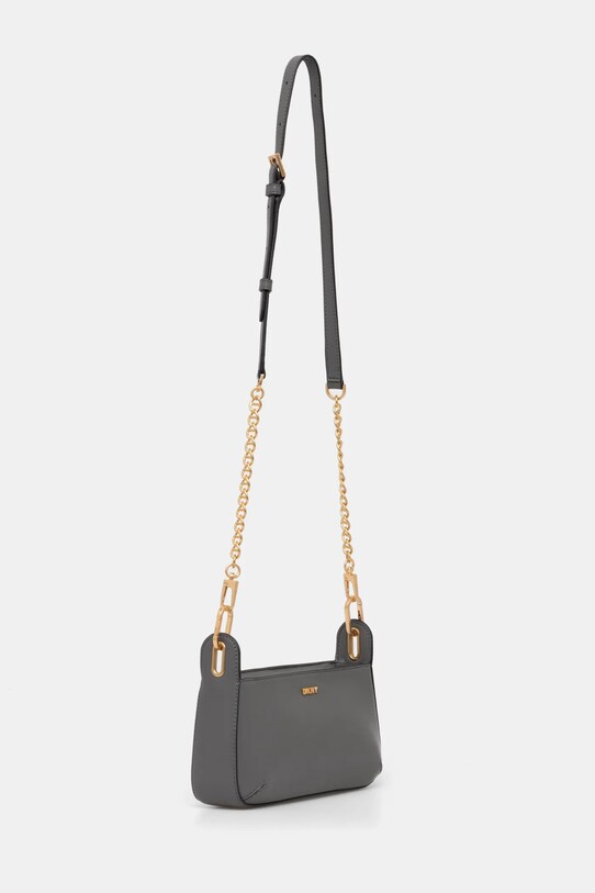 Шкіряна сумочка Dkny R44EKI56 сірий SS25