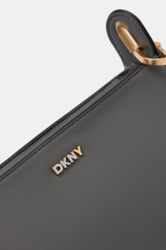 Шкіряна сумочка Dkny сірий R44EKI56