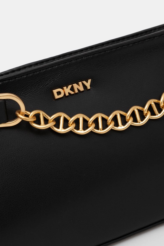 Шкіряна сумочка Dkny чорний R44EKI56