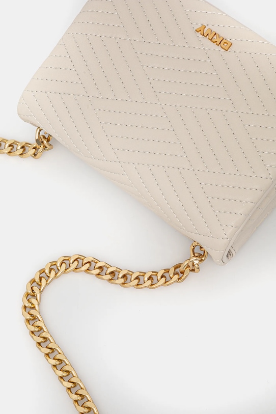 Шкіряна сумочка Dkny бежевий R44EKI06