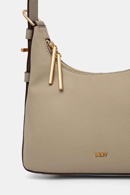 Аксесуари Шкіряна сумочка Dkny R44EAI65 бежевий