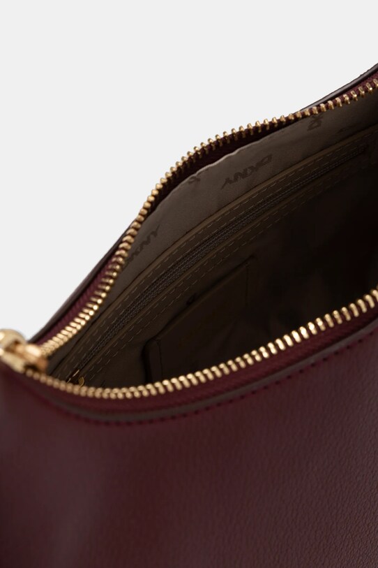 Kožna torba Dkny R44EAI65 bordo