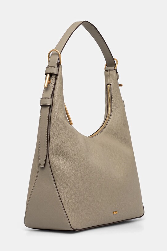 Δερμάτινη τσάντα Dkny R44CAI64 μπεζ SS25