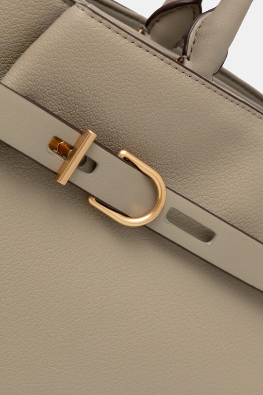 Kožená kabelka Dkny béžová R44DAI68