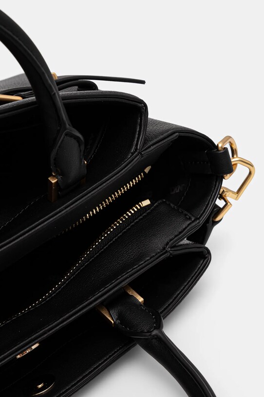 Шкіряна сумочка Dkny R44DAI68 чорний