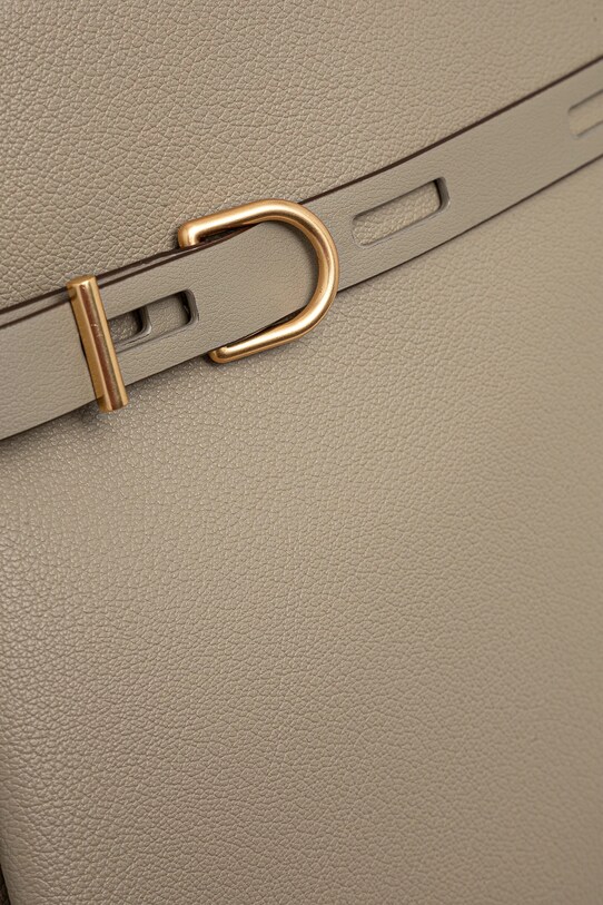 Kožená kabelka Dkny béžová R44AAI67