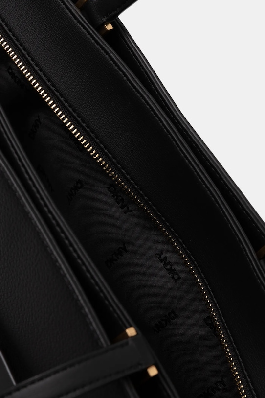 Kožená kabelka Dkny R44AAI67 černá