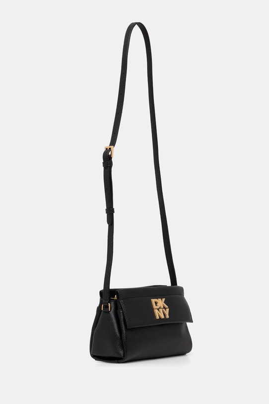 Kožená kabelka Dkny R44EAI71 černá SS25