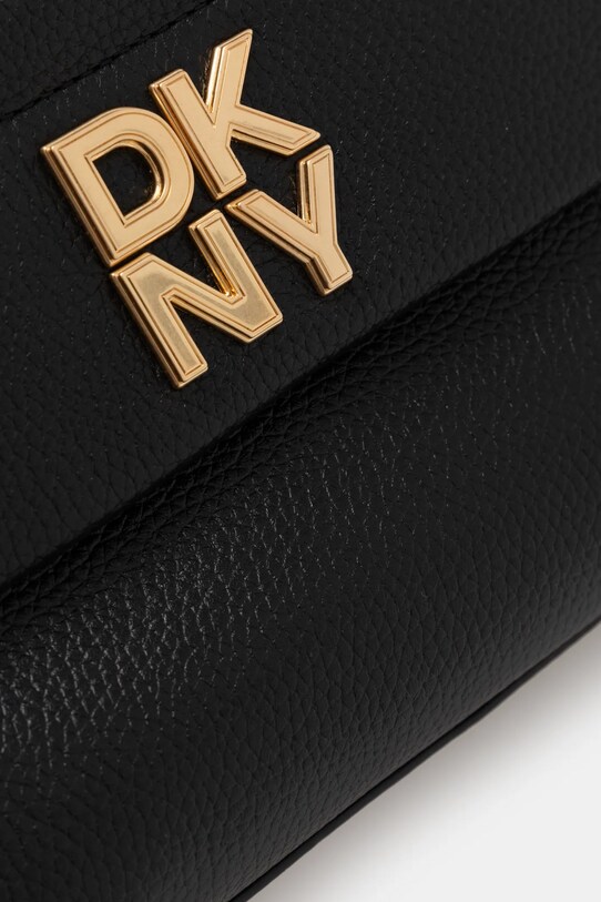 Шкіряна сумочка Dkny чорний R44EAI71