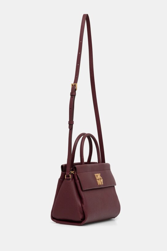 Kožená kabelka Dkny R44DAI70 burgundské SS25