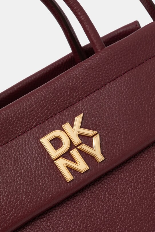 Kožená kabelka Dkny burgundské R44DAI70