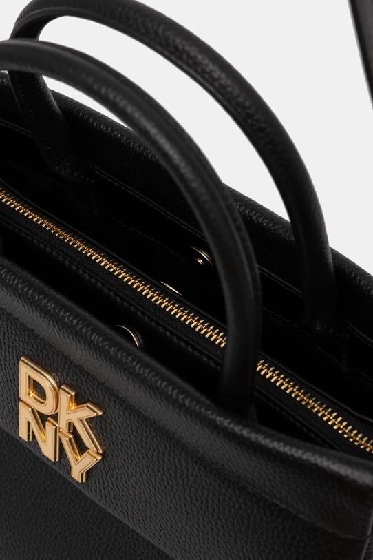 Kožená kabelka Dkny R44DAI70 čierna