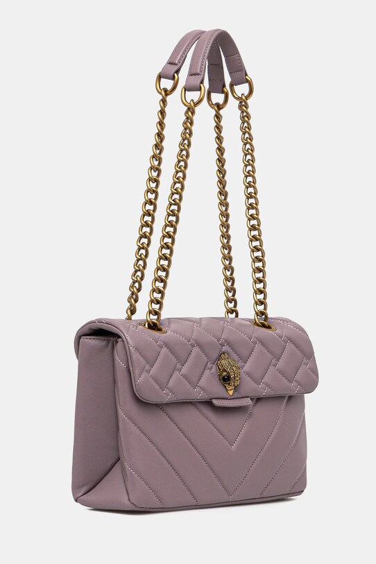 Kožna torba Kurt Geiger London 3586295109 ljubičasta SS25
