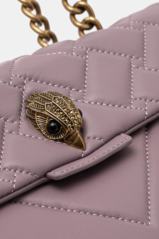 Kožna torba Kurt Geiger London ljubičasta 3586295109