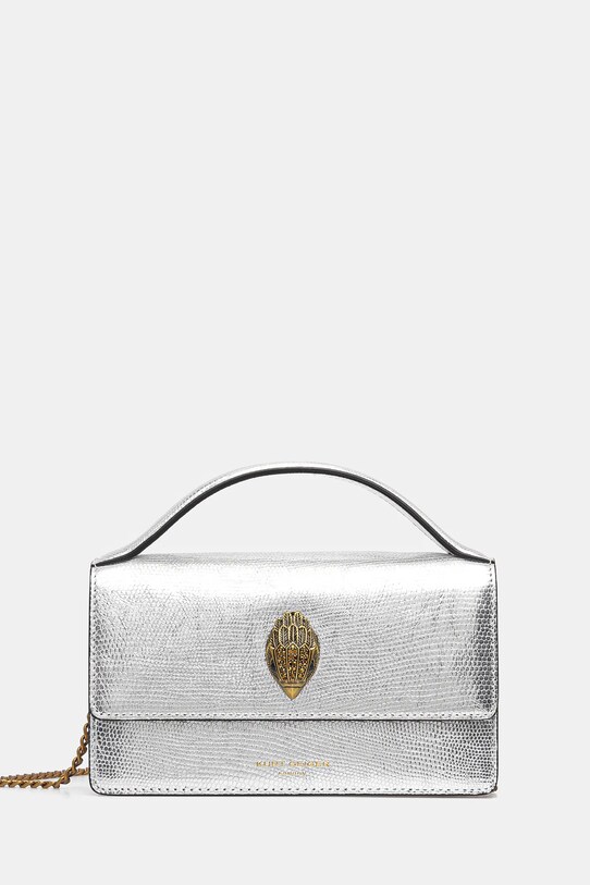 Kurt Geiger London poseta de piele nu incape in A4 argintiu 2744163109