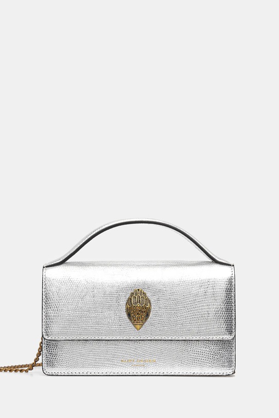 Kurt Geiger London torebka skórzana skóra licowa srebrny 2744163109